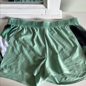 Under Armour Green Athletic Shorts